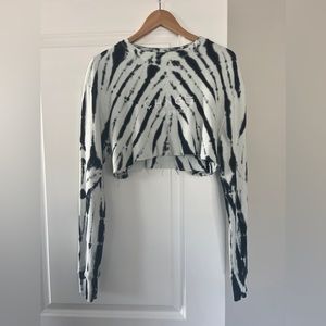 CHNGE Crop Waffle Shirt